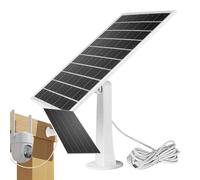 Hkuoeue Panel solar USB, paneles solares impermeables para cámara de seguridad, cargador de carga rápida para batería, aventuras al aire libre, viajes, trabajo remoto, viajes por carretera, camping