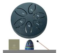 Hkuoeue Tambor de lluvia de jardín | Tambor de lluvia de ritmo de patio de 3 pulgadas y 6 notas para niños - Instrumento de curación de sonido portátil para principiantes, decoración de clase