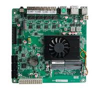 HKUXZR Placa Base NAS N5105, 4 Puertos i226/i225 2.5GbE LAN, M.2 NVMe, 6 SATA3.0, 2 DDR4, 1 PCIe4.0, Mini ITX Soft Router VPN Openwrt Barebone Micro Appliance DIY