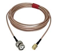 HKVTVCYPYA 1-10M RG316 Cable BNC Macho Enchufe a SMA Conector de engarzado Terminal de Cable RF Jumper coletas Rectas(10M)