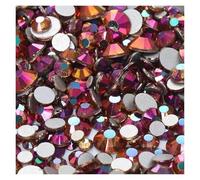 HKVTVCYPYA 14400 Uds. SS3-SS20 diamantes de imitación de cristal de varios tamaños, piedras de brillo planas sin fijación por calor for arte de uñas DIY(Rainbow Rose Gold)