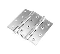 HKVTVCYPYA 2-10 Uds bisagras de puerta de acero inoxidable cojinete silencioso baño plano de madera abierto página plegable de hoja de 4 pulgadas/100mm(2pcs-4 inch)