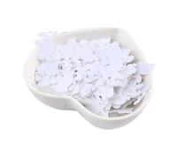HKVTVCYPYA 50 g/paquete de arañas, calabazas, brujas, fantasmas, lentejuelas, decoración de fiesta, regalo DIY, disfraz, material de Lentejuelas(White Ghost 1)
