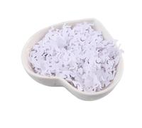 HKVTVCYPYA 50 g/paquete de arañas, calabazas, brujas, fantasmas, lentejuelas, decoración de fiesta, regalo DIY, disfraz, material de Lentejuelas(Solid White Angel)