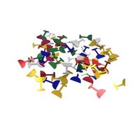 HKVTVCYPYA 50g Christmas Trees Crown Wine Glass Letter Sequins For DIY Christmas Decoration Women Garments Sewing Craft(Bottle)