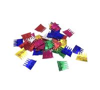 HKVTVCYPYA 50g Christmas Trees Crown Wine Glass Letter Sequins For DIY Christmas Decoration Women Garments Sewing Craft(Crown)