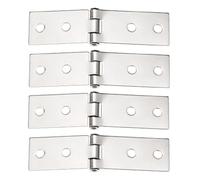 HKVTVCYPYA 8 Uds 74 * 20mm aleación de Zinc nada marco bisagra plegable balcón ventanas puertas y piezas resisten grietas