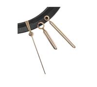 HKVTVCYPYA Accesorios luminosos verdes de la textura del dial del reloj de 28,5 mm compatibles con el movimiento NH38(Rose hands)