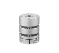 HKVTVCYPYA Acoplador de diafragma doble GL-D34L45, acoplamiento elástico de alto par for motor paso a paso/servo, eje de 5/6/7/8/16 mm(5X9.525)