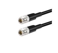 HKVTVCYPYA Cable coaxial RF LMR400 con conector N macho a hembra, 50 ohmios, 50-7, adaptador de extensión de puente flexible(N F to N F-2M)
