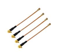 HKVTVCYPYA Cable coaxial RF RG178 for antena 3G, 10 unidades, conector macho MMCX/MCX a conector hembra U.FL/MHF4, cable de extensión(MMCX M to IPEX1F-15CM)
