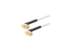 HKVTVCYPYA Cable coaxial SMA macho de 1 m a 15 m a RG58 de 50 ohmios, conector de extensión de antena, adaptador de coleta.(SMA M90 to RP M90-3M)