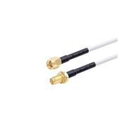 HKVTVCYPYA Cable coaxial SMA macho de 1 m a 15 m a RG58 de 50 ohmios, conector de extensión de antena, adaptador de coleta.(SMA M to RP SMA F-5M)