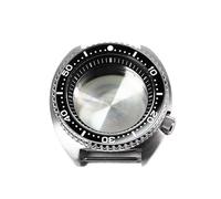 HKVTVCYPYA Caja de reloj con inserto de cerámica de 45mm, esfera de acero de 28,5mm, cristal de zafiro tortuga, resistente al agua, Compatible con movimiento Nh35 Nh36