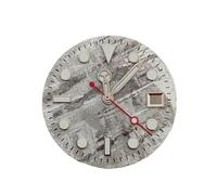 HKVTVCYPYA Esfera de reloj de 29 mm con manecillas luminiscentes en azul meteorito, compatible con movimiento automático ETA2836/2824, accesorios.(A3 Red Second Hand)