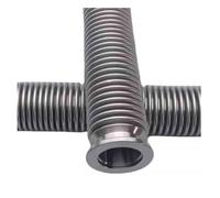 HKVTVCYPYA Manguera flexible con brida de alto vacío KF16 KF25 longitud 100-1000 mm