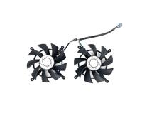 HKVTVCYPYA Reemplazo del ventilador del refrigerador de la tarjeta de vídeo GPU HA9015H12SC-Z Compatible con tarjetas gráficas gemelas MSI GeForce RTX 3070 3060Ti(Black 2-Fan)