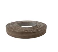 HKVTVCYPYA Rollo de Bandas de Borde de Chapa de Madera de Nogal Negro prepegado, Cinta Adhesiva de fusión en Caliente con Respaldo de Banda de Hierro for renovación de Muebles(5cmx15m)