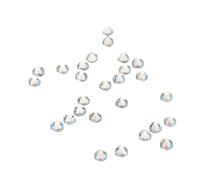 HKVTVCYPYA SS3-SS50 Cristal de luz de luna azul, diamantes de imitación con parte posterior plana, Base dorada brillante, diamantes de imitación sin fijación por calor for bricolaje(SS16-1440Pcs)