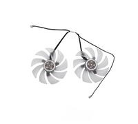 HKVTVCYPYA Ventilador de refrigeración GPU FD10015H12D de 4 pines Compatible con tarjeta gráfica Power Color RX 6650 6600 XT 7600XT Hellhound