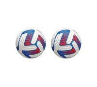 HKWFKAWA Juego de 2 balones de fútbol tamaño 5 ligeros y portátiles para competición de juegos de club, tipo G