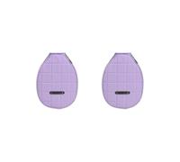 HKWFKAWA Juego de 2 fundas de pala con correa extraíble y cremallera, protector de raqueta para entrenamiento deportivo, color morado