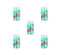 HKWFKAWA Juego de 5 discos de conteo de 100 unidades, marcadores de aprendizaje, discos de contador para juegos en casa, rojo y verde, 25 mm