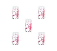 HKWFKAWA Juego de 5 discos de conteo de 100 unidades, marcadores de aprendizaje, discos de contador para juegos en casa, rojo y blanco, 25 mm