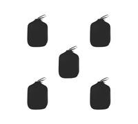 HKWFKAWA Juego de 5 fundas de neopreno para remo, a prueba de polvo, accesorios deportivos, con cremallera, manga para raqueta, color negro, 28 x 20 cm