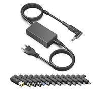 HKY 65 W Alimentador universal Notebook cargador PC portátil para HP Dell Asus Acer Lenovo Toshiba Samsung LG Medion Fujitsu Sony AC DC 18,5 V-20 V adaptador con 15 conectores y 1 cable 3 m