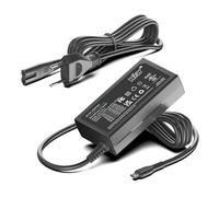 HKY 65W 40W USB C Fuente de alimentación para HP Spectre EliteBook Elite X2 Chromebook 360 Probook Pavilion, Razer RC30-0239 RC30-02390100, MacBook Neo A3404, Lenovo Yoga Air 15 Aura, Fanttik X9 Ultra