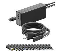 HKY 90W Cargador Universal Portatil USB alimentación Adaptador Corriente Ordenador para HP Stream ASUS Lenovo IBM DELL Acer Toshiba para Sony Fujitsu Samsung Gateway Ultrabook Incluye 15 Conectores