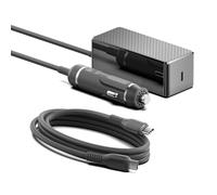 HKY Cargador Coche USB C 140W Carga Rápida con 240W Cable Type C para MacBook PRO M2,iPhone 17/17 Pro/17 Pro Max,Samsung Galaxy S25/S24,Laptop,MSI Titan 18,Dell XPS 15 17,Steam Deck Adaptador Cargador