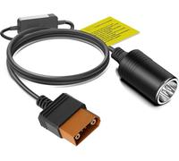 HKY DJI SDC - Cable de alimentación para cargador de coche DJI Power 2000/1000V2/1000/500, estación de alimentación portátil de 12 V, enchufe para encendedor de cigarrillos para generador solar, caja