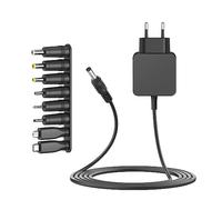 HKY Fuente de alimentación 5 V CA/CC para vigilabebés HelloBaby, VTech, YealinkT54W, Netgear, Reolink E1 Pro E1 Zoom 4 MP, cámara de vigilancia D-Link DGS-1005P PoE Gigabit Switch, ICY Box USB-C