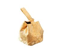HKYBCF Bolsa de muñeca Knot Bolsa de tela con cordón for taza té, bolso bordado portátil multifuncional estampado a prueba roturas, artículo pequeño(Color7)