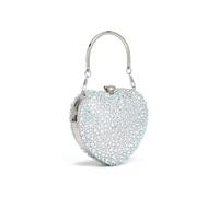 HKYBCF Bolsos de pedrería Bolso de mano con forma corazón y cristales incrustaciones diamantes, ideal for bodas, fiestas ocasiones especiales(Color 4)