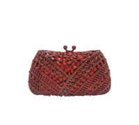 HKYBCF Bolsos de pedrería Bolsos de mano noche con diamantes imitación, lujo, for bodas, fiestas y cócteles(Lavender)