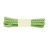 HKYBCF Cordones para botas de senderismo Cordones reflectantes for zapatos, cordones redondos for botas y zapatillas de deporte, 2 pares para hombres(Fluorescent green,160cm)