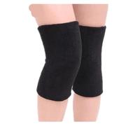 HKYBCF Rodilleras de invierno 1 par de rodilleras compresión térmicas for hombre y mujer, ideales for deportes, correr gimnasio. Protector piernas para diversas actividades(Black)
