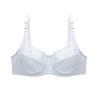 HKYBCF Sujetador de mujer Sujetadores secretos for mujer, Bralette de encaje con aros talla grande BCD 80 85 90 95 100 105 for pechos grandes(36,WHITE_B)