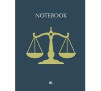 HL College Ruled Journal: College Ruled Notebook for Law Students | Legal Studies, School, College, Daily Notes, Study & Work