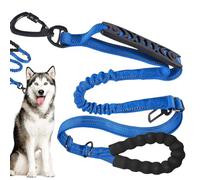 Hlagmix Cuerda de Entrenamiento de Perros, Cables de Perros para Caminar | Sin lidera de Control de extracción - Absorbente de Choque, Mango, Tractor Ajustable para Perros de Raza Grande, Cinta