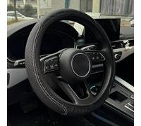 HLBLLRUXT Funda Volante Coche para Audi A3 A4 A5 A6 A7 Q3 Q5 Q7 B8 B9 C7 C8 8V S3 S4 S5 2021-2025, Funda Antideslizante para Volante Accesorio Decorativo Interior Transpirable Durable,A