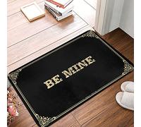 HLBSDM Alfombra de Bienvenida Lisa Be Mine (Sé mío) Alfombra de Bienvenida de Primavera Decoración de Garaje Exterior para Hombres (40 x 60 cm)