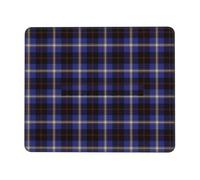 HLBSDM Alfombrilla de ratón Clan Hill Tartan con Borde de Goma Suave y Bonita, 7,9 x 9,5 Pulgadas