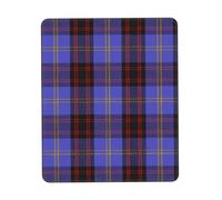 HLBSDM Alfombrilla de ratón de 8,3 x 10,3 Pulgadas con diseño Vertical de tartán Rutherford del Clan escocés, Suave, de Varios tamaños y con Borde de Goma Antideslizante.