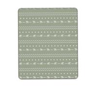 HLBSDM Alfombrilla de ratón Estilo Boho con Flechas, diseño Moderno en Verde Salvia, Suave, con Borde de Goma Antideslizante, Varios tamaños, diseño Vertical, 7,9 x 9,5 Pulgadas.