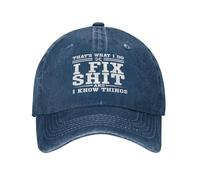 HLBSDM Arreglo Mierdas, eso es lo Que Hago, Gorra de Mezclilla