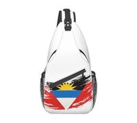 HLBSDM Bolso bandolera con la bandera de Antigua y Barbuda. Bolso bandolera informal de pecho.